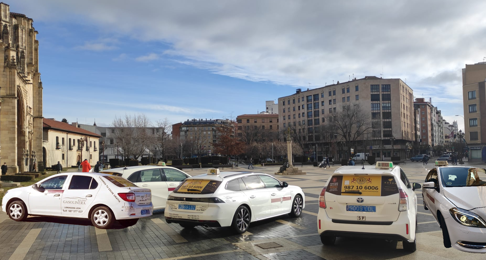 Flota de taxis de León