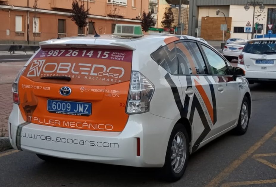 publicidad taxi León