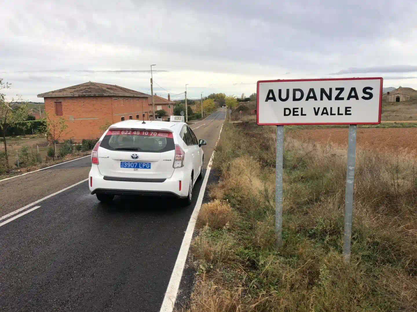 taxi Valdearcos Audanzas del Valle