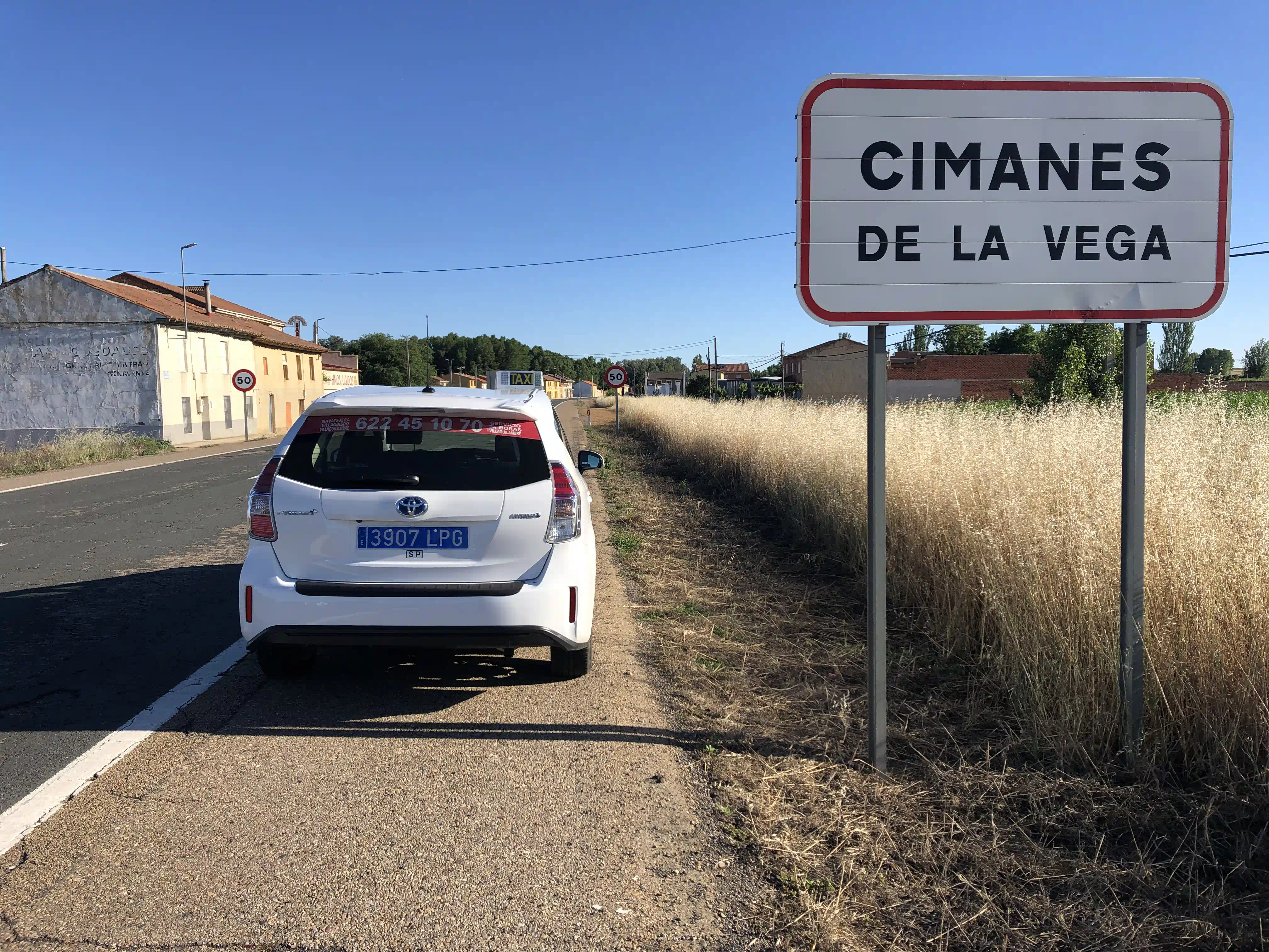 taxi Villaornate Cimanes