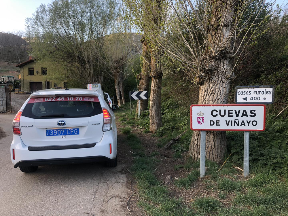 Taxi León Cuevas de Viñayo