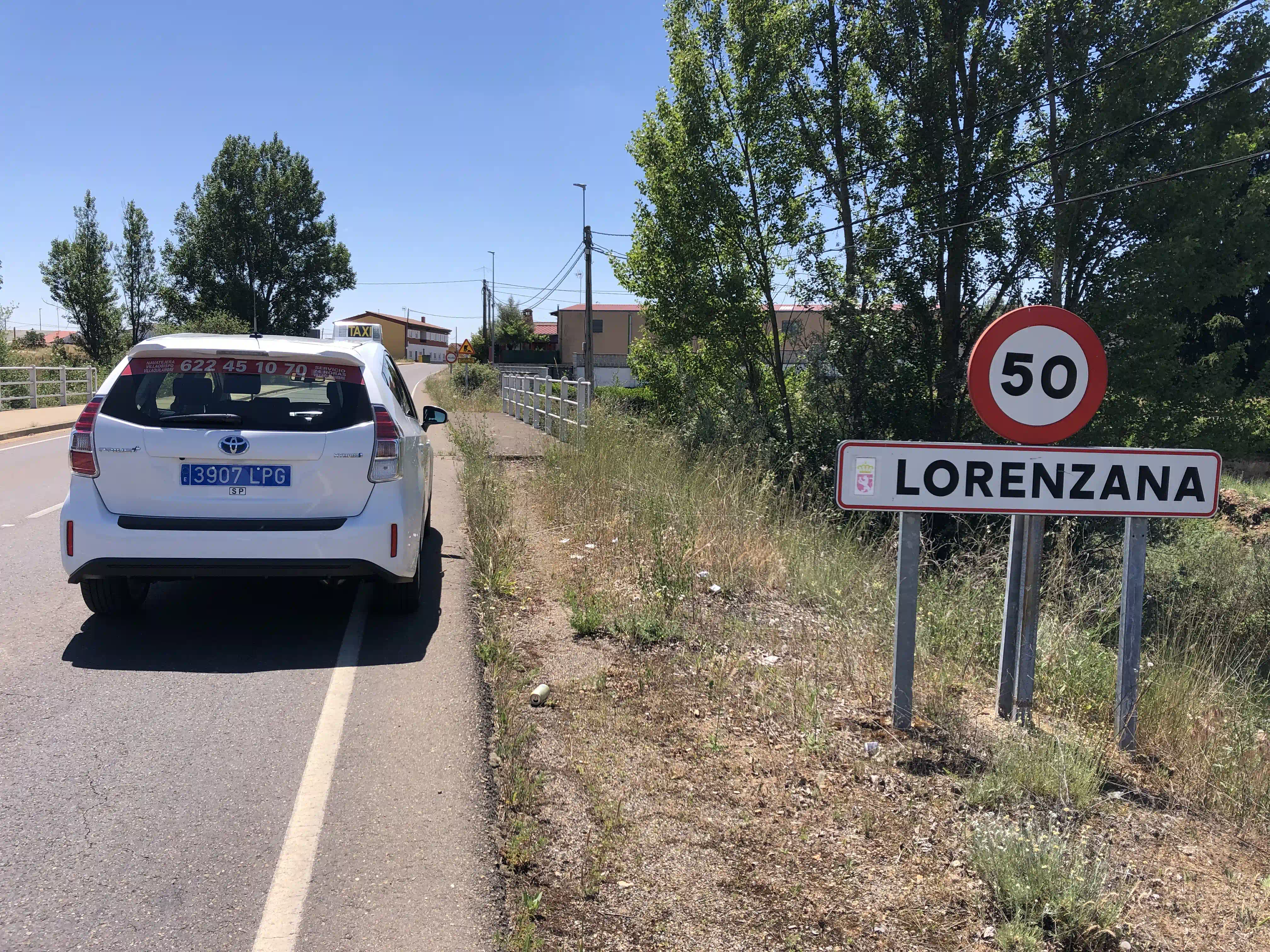 taxi Lorenzana Villazanzo