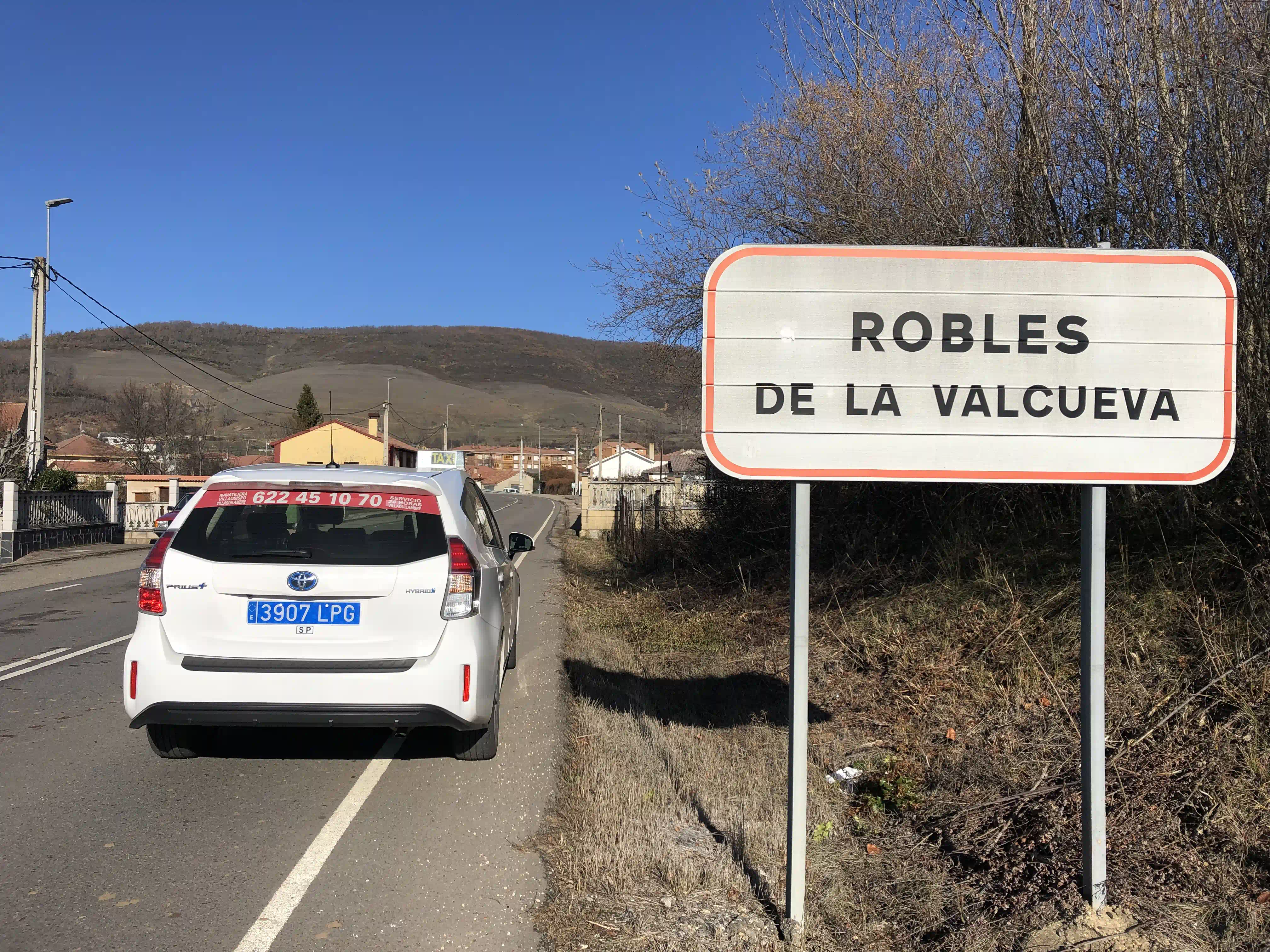 taxi Robles de la valcueva