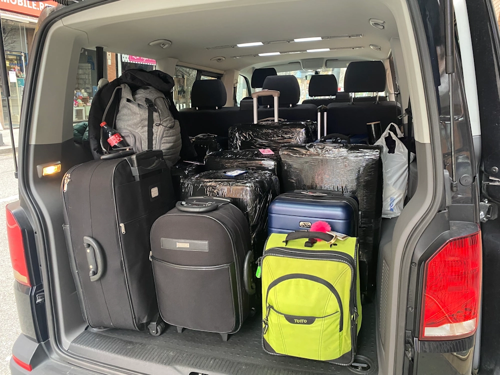 Transfers Aeropuerto de Asturias con mucho equipaje